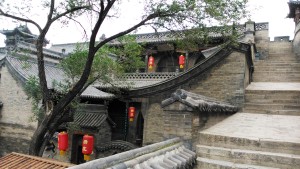 Cina, dintorni di Pingyao. La struttura della residenza Wang formata da 423 cortili.