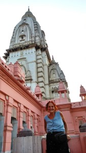 Varanasi, 28 marzo 2016, città universitaria. Il Vishwanath Temple.