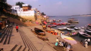 Varanasi, aspetti della bassa stagione.