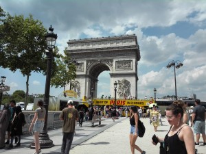 Paris, 24 luglio 2018. L'Arco del Trionfo