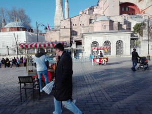 la piazza di Sultanahmet