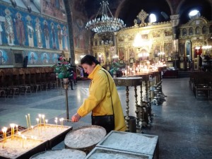 le candele nella Hagia Nedelja Churchok